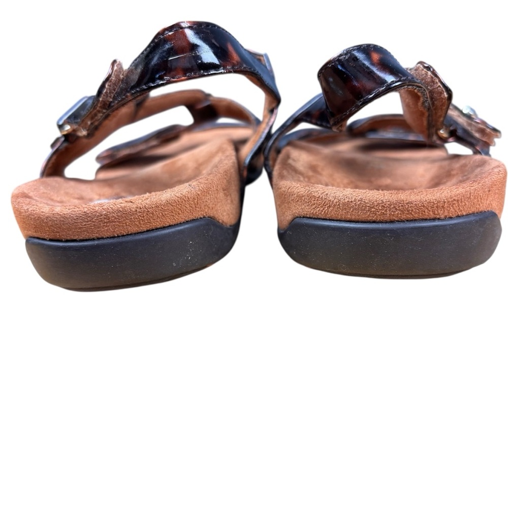 Vionic Paros Tortoise Shell Adjustable Strappy Sa… - image 4